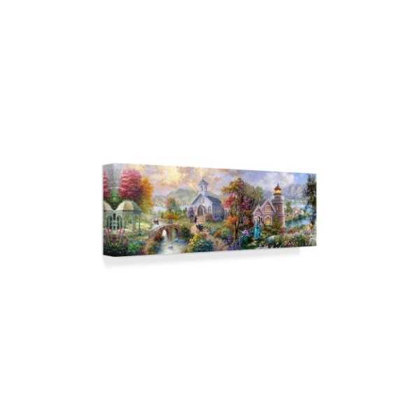 Nicky Boehme 'Sunday Morning In Spring' Canvas Art,6x19